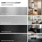 ZLINE Autograph Edition 36 in. 5.2 cu. ft. Paramount Gas Range with 6 Burner Cooktop and Convection Gas Oven in Stainless Steel and Champagne Bronze Accents (SGRZ-36-CB)