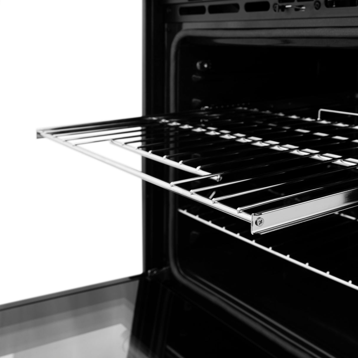 ZLINE 30 in. Autograph Edition Professional True Convection Single Wall Oven with Air Fry and Self Clean in Black Stainless Steel with Polished Gold Handle (WASBZ-30-G)