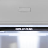 ZLINE Autograph Edition 30 in. 16.1 cu. ft. Panel Ready Built-In Bottom Freezer Refrigerator with Water Dispenser and Ice Maker with Champagne Bronze Accents (RBIVZ-30-CB)