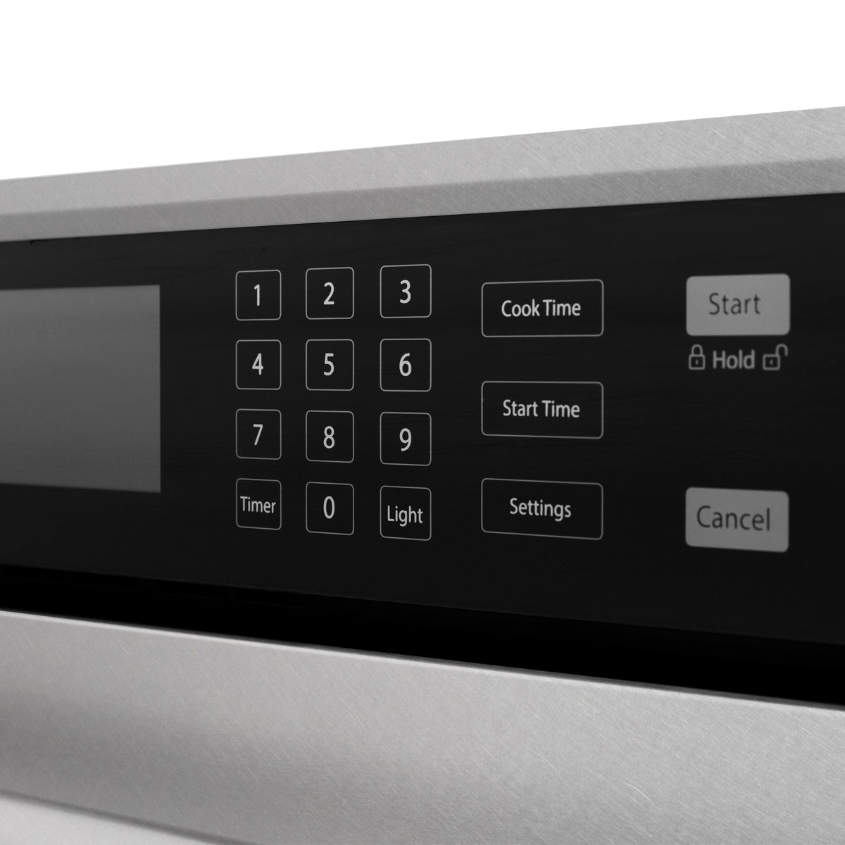 ZLINE 30 in. Autograph Edition Professional True Convection Single Wall Oven with Air Fry and Self Clean in Satin Stainless Steel with White Matte Door and Polished Gold Handle (WASSZ-WM-30-G)