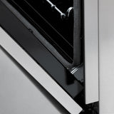 ZLINE Autograph Edition 36 in. 4.6 cu. ft. Legacy Dual Fuel Range with 6 Burner Gas Cooktop and Electric Convection Oven in Satin Stainless Steel and Polished Gold Accents (RASZ-SN-36-G)