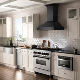 ZLINE Autograph Edition 48 in. 6.0 cu. ft. Legacy Dual Fuel Range with 7 Burner Gas Cooktop and 2 Electric Ovens in Satin Stainless Steel and Champagne Bronze Accents (RASZ-SN-48-CB)