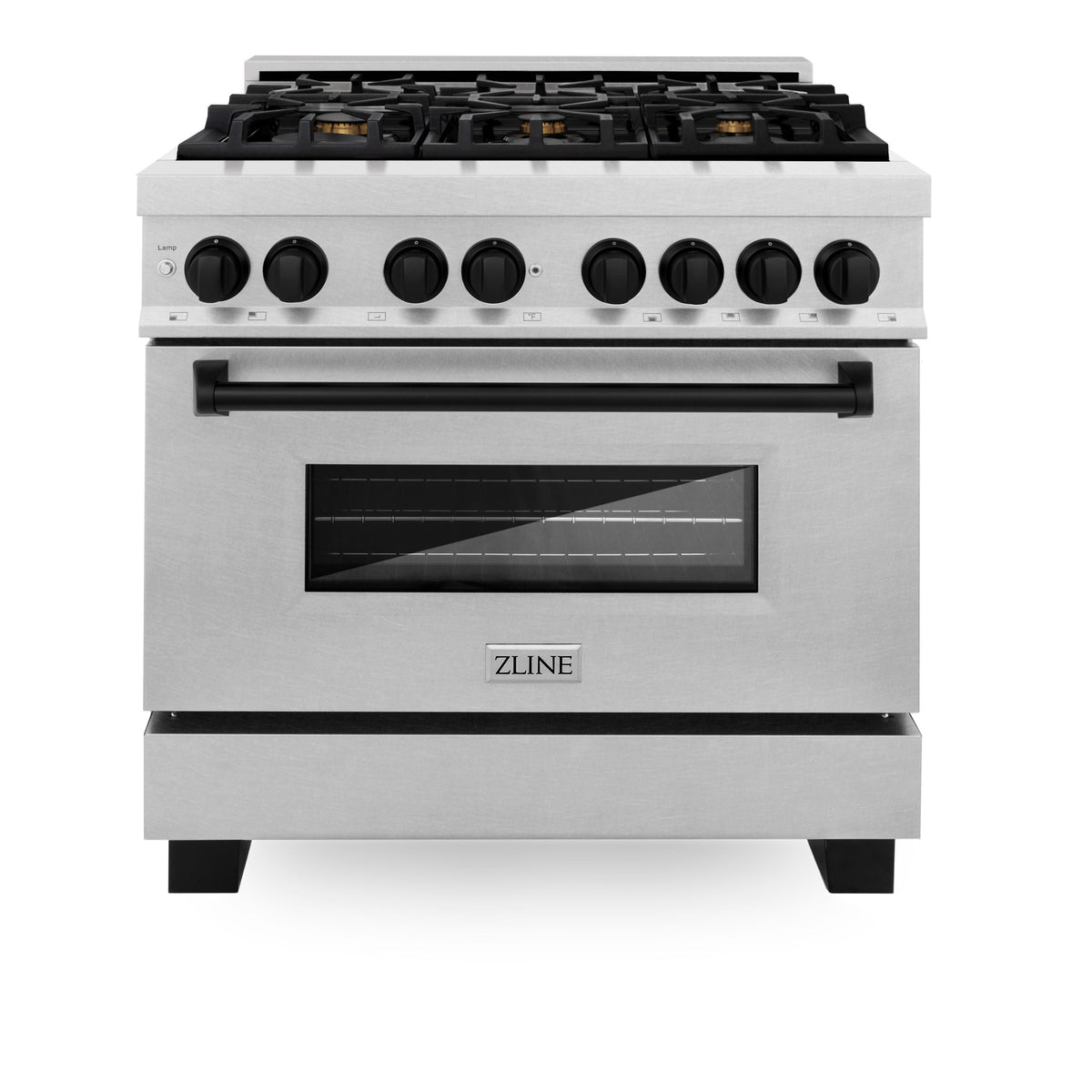 ZLINE Autograph Edition 48 in. 6.0 cu. ft. Legacy Dual Fuel Range with 7 Burner Gas Cooktop and 2 Electric Ovens in Satin Stainless Steel and Champagne Bronze Accents (RASZ-SN-48-CB)