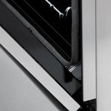 ZLINE Autograph Edition 48 in. 6.0 cu. ft. Legacy Dual Fuel Range with 7 Burner Gas Cooktop and 2 Electric Ovens in Satin Stainless Steel and Matte Black Accents (RASZ-SN-48-MB)