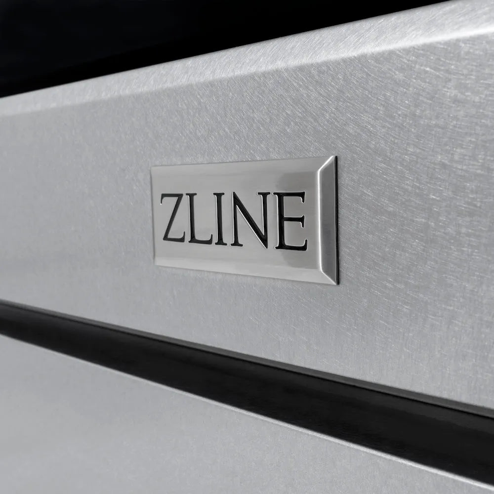 ZLINE Autograph Edition 36 in. 5.2 cu. ft. Paramount Gas Range with 6 Burner Cooktop and Convection Gas Oven in Satin Stainless Steel and Champagne Bronze Accents (SGRSZ-36-CB)