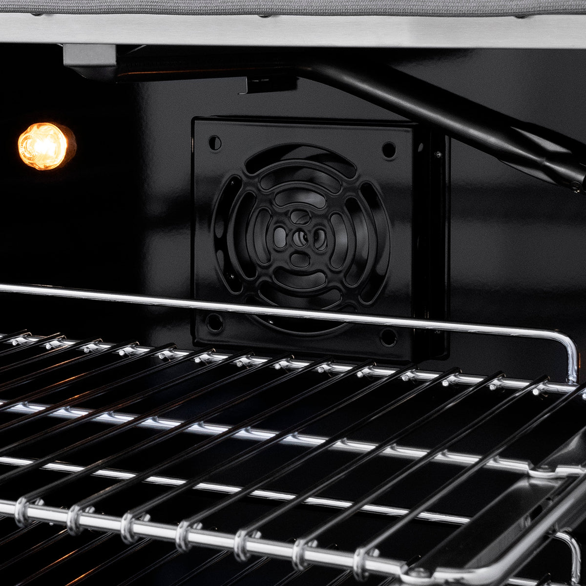 ZLINE Autograph Edition 36 in. 5.2 cu. ft. Paramount Gas Range with 6 Burner Cooktop and Convection Gas Oven in Satin Stainless Steel with White Matte Door and Polished Gold Accents (SGRSZ-WM-36-G)