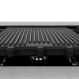 ZLINE Autograph Edition 48 in. 6.0 cu. ft. Legacy Dual Fuel Range with 7 Burner Gas Cooktop and 2 Electric Ovens in Satin Stainless Steel with Black Matte Doors and Champagne Bronze Accents (RASZ-BLM-48-CB)