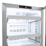 ZLINE 24 In. Touchstone Beverage Fridge with Panel-Ready Glass Door and Matte Black Handle (RBSPOZ-24-MB)
