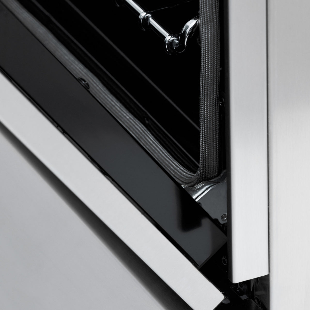ZLINE Autograph Edition 24 in. 2.8 cu. ft. Legacy Dual Fuel Range with 4 Burner Gas Cooktop and Electric Convection Oven in Stainless Steel and Champagne Bronze Accents (RAZ-24-CB)