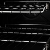 ZLINE Autograph Edition 36 in. 4.6 cu. ft. Legacy Dual Fuel Range with 6 Burner Gas Cooktop and Electric Convection Oven in Stainless Steel and Matte Black Accents (RAZ-36-MB)