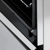 ZLINE Autograph Edition 48 in. 6.0 cu. ft. Legacy Dual Fuel Range with 7 Burner Gas Cooktop and 2 Electric Ovens in Stainless Steel and Matte Black Accents (RAZ-48-MB)