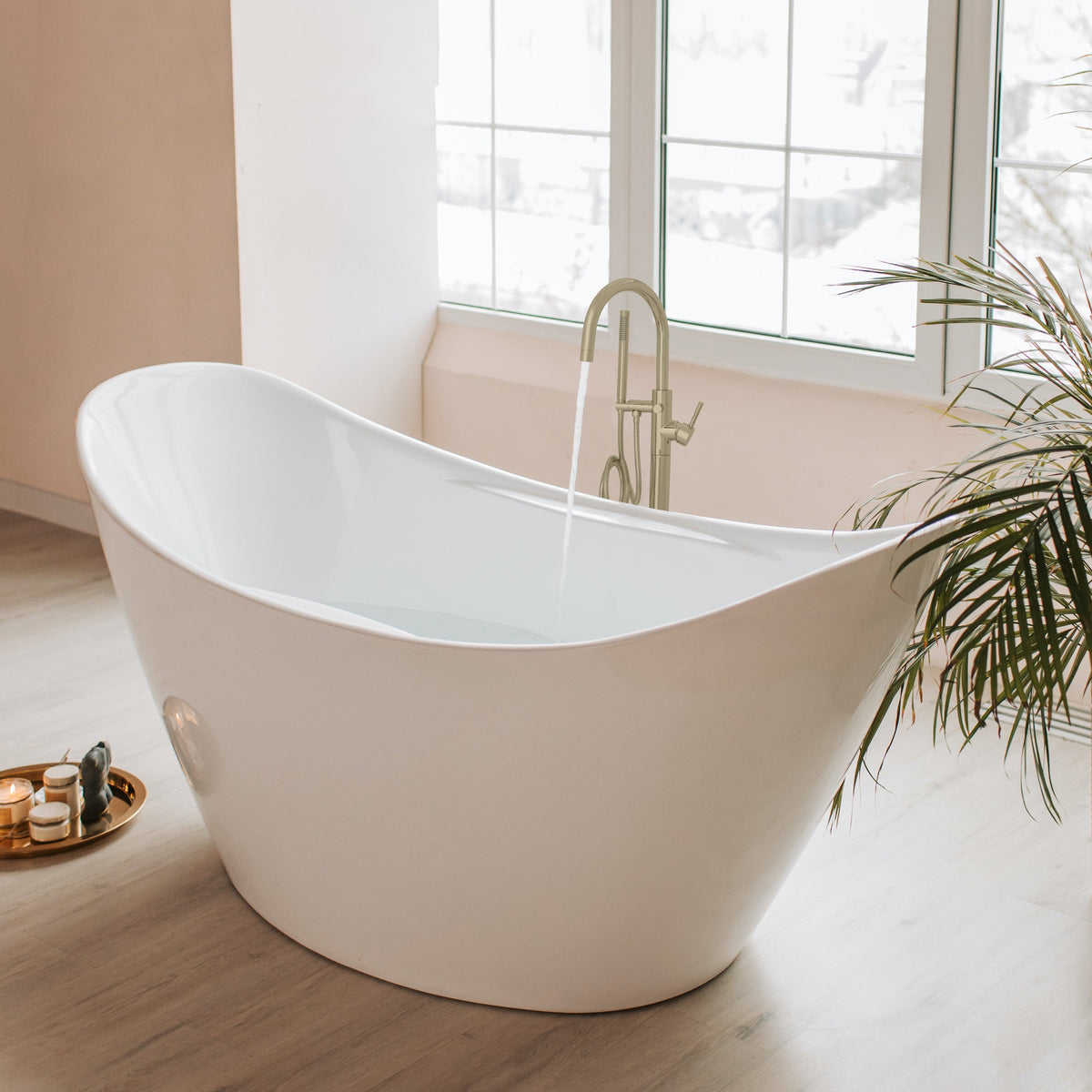 ZLINE Autograph Edition Emerald Bay Bath Tub Filler in Champagne Bronze (EMBY-BTF-CB)