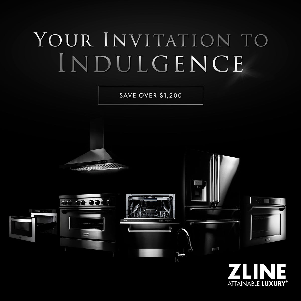 ZLINE Autograph Edition 24 in. 1.6 cu ft. Built-in Convection Microwave Oven in Satin Stainless Steel with Matte Black Accents (MWOZ-24-SS-MB)