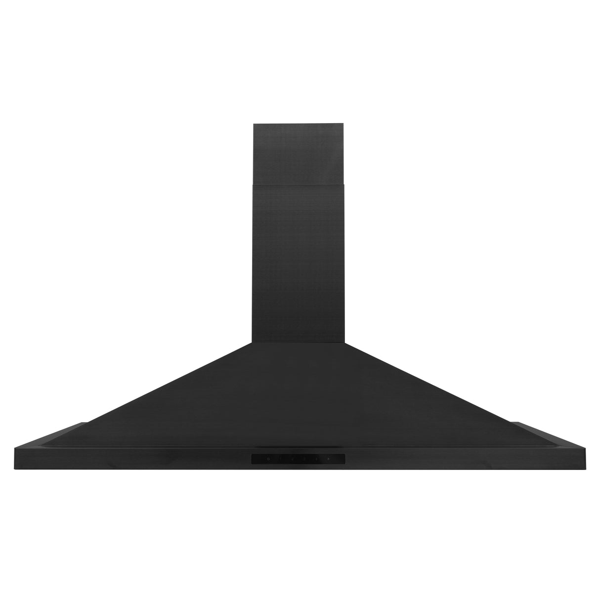 ZLINE 42" Convertible Wall Mount Range Hood in Black Stainless Steel with Set of 2 Charcoal Filters, LED lighting and Dishwasher-Safe Baffle Filters (BSKBN-CF-42)