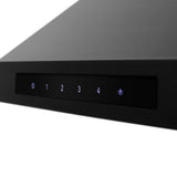 ZLINE 36" Convertible Vent Wall Mount Range Hood in Black Stainless Steel (BSKBN-36)
