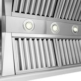 ZLINE 30 in. Wooden Wall Mount Range Hood in Rustic Bright White Finish (355WW-30)