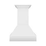 ZLINE 36 in. Wooden Wall Mount Range Hood in Rustic Bright White Finish (355WW-36)