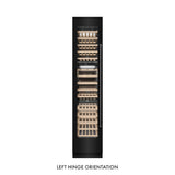 ZLINE 18 in. 9.0 cu. ft. Triple Zone 68 Bottle Left Hinge Column Wine Cooler in Black Stainless Steel (RCWVL-BS-18)