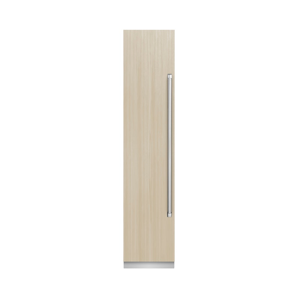 ZLINE 18 in. 8.6 cu. ft. Panel Ready Left Hinge Column Freezer with Graphite Gray Interior (RBCFVL-18)