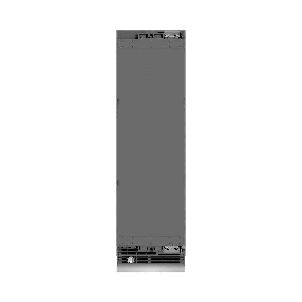 ZLINE 24 in. 12.5 cu. ft. Panel Ready Column Refrigerator with Graphite Gray Interior (RBCRV-24)