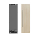 ZLINE 24 in. 12.5 cu. ft. Panel Ready Column Refrigerator with Graphite Gray Interior (RBCRV-24)