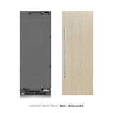 ZLINE 30 in. 16.7 cu. ft. Panel Ready Column Refrigerator with Graphite Gray Interior (RBCRV-30)