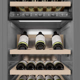 ZLINE 18 in. 9.0 cu. ft. Triple Zone 68 Bottle Panel Ready Right Hinge Column Wine Cooler (RBCWVR-18)