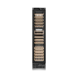 ZLINE Autograph Edition 18 in. 9.0 cu. ft. Triple Zone 68 Bottle Panel Ready Right Hinge Column Wine Cooler with Champagne Bronze Accents (RBCWVRZ-18-CB)