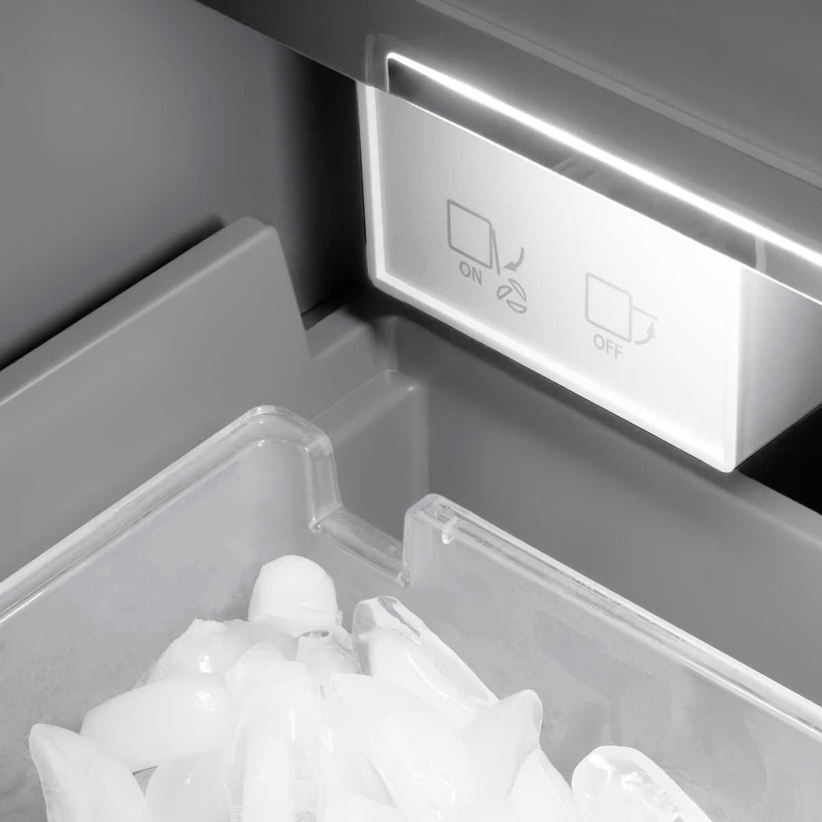 ZLINE 18 in. 8.6 cu. ft. Left Hinge Column Freezer in Stainless Steel with Graphite Gray Interior (RCFVL-304-18)