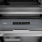 ZLINE 18 in. 8.6 cu. ft. Left Hinge Column Freezer in Stainless Steel with Graphite Gray Interior (RCFVL-304-18)