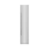 ZLINE 18 in. 8.6 cu. ft. Right Hinge Column Freezer in Stainless Steel with Graphite Gray Interior (RCFVR-304-18)