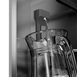 ZLINE 36 in. 19.6 cu. ft. French Door Built-In Bottom Freezer Refrigerator with Water Dispenser and Ice Maker in White Matte with Stainless Steel Interior (SRBIV-WM-36)