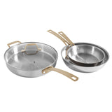 ZLINE 10-Piece Non-Toxic Stainless Steel Cookware Set (CWSETL-ST-10)