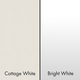 ZLINE 30 in. Wooden Wall Mount Range Hood in Rustic Shiplap Bright White Finish with Stainless Steel Accents (365WW-30)