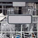 ZLINE Autograph Edition 48 in. Kitchen Package with Stainless Steel Dual Fuel Range, Range Hood, Dishwasher and Refrigeration Including External Water Dispenser with Matte Black Accents (4AKPR-RARHDWM48-MB)