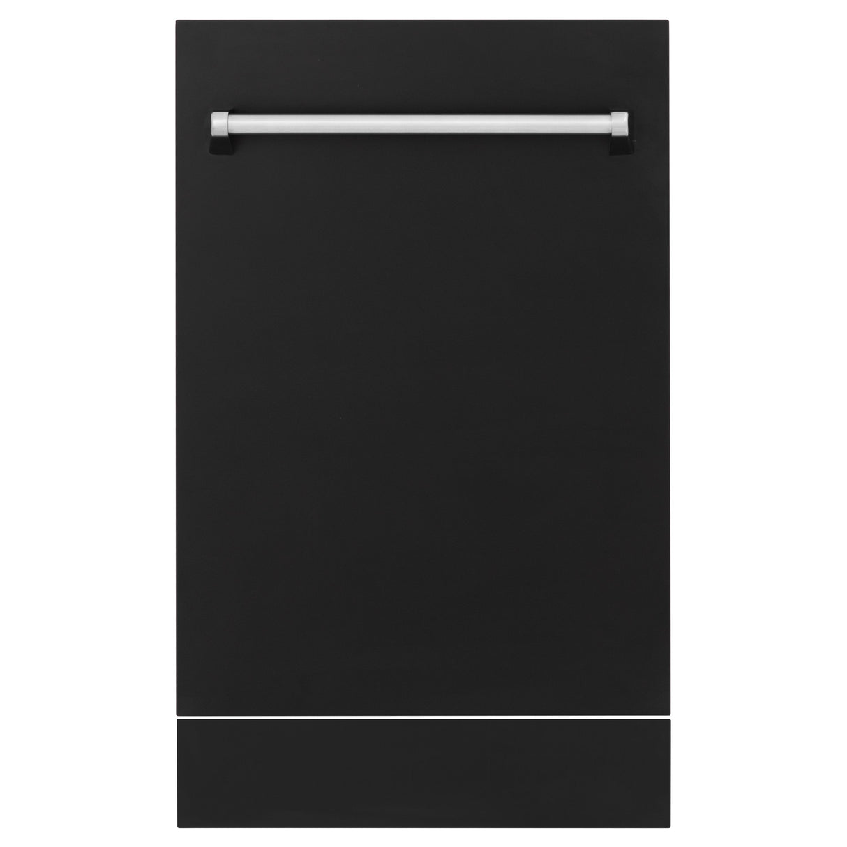 ZLINE 18" Tallac Dishwasher Panel in Black Matte with Traditional Handle (DPV-BLM-18)