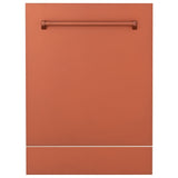 ZLINE 24" Tallac Dishwasher Panel in Copper with Traditional Handle (DPV-C-24)