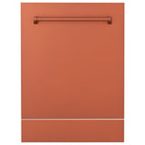 ZLINE 24" Tallac Dishwasher Panel in Copper with Traditional Handle (DPV-C-24)