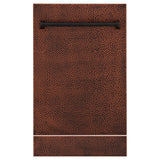 ZLINE 18" Tallac Dishwasher Panel in Hand-Hammered with Traditional Handle (DPV-HH-18)