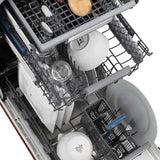 ZLINE 18 in. Tallac Series 3rd Rack Top Control Built-In Dishwasher in Hand Hammered Copper with Stainless Steel Tub, 51dBa (DWV-HH-18)
