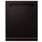 ZLINE 24" Monument Dishwasher Panel in Oil Rubbed Bronze with Traditional Handle (DPMT-ORB-24)