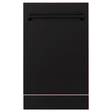 ZLINE 18" Tallac Dishwasher Panel in Oil Rubbed Bronze with Traditional Handle (DPV-ORB-18)