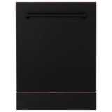 ZLINE 24" Tallac Dishwasher Panel in Oil Rubbed Bronze with Traditional Handle (DPV-ORB-24)