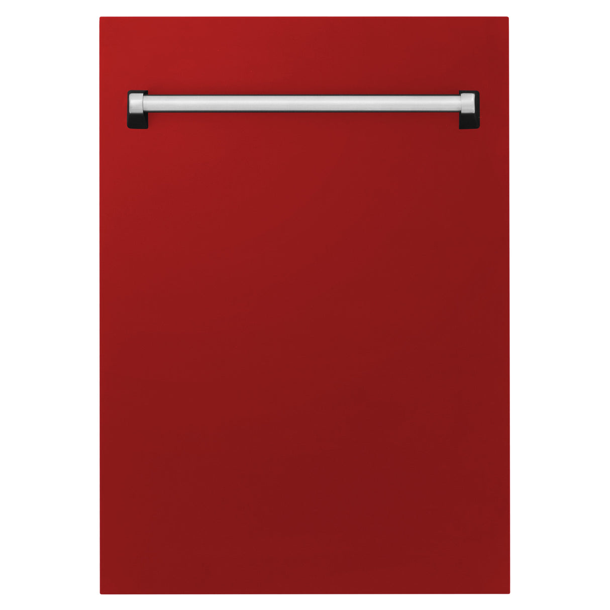 ZLINE 18" Tallac Dishwasher Panel in Red Gloss with Traditional Handle (DPV-RG-18)