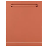 ZLINE 24" Monument Dishwasher Panel in Copper with Traditional Handle (DPMT-C-24)