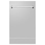 ZLINE 18" Tallac Dishwasher Panel in Stainless Steel with Traditional Handle (DPV-304-18)