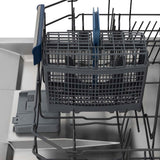 ZLINE 24 in. Tallac Series 3rd Rack Dishwasher with Red Gloss Panel and Traditional Handle, 51dBa (DWV-RG-24)