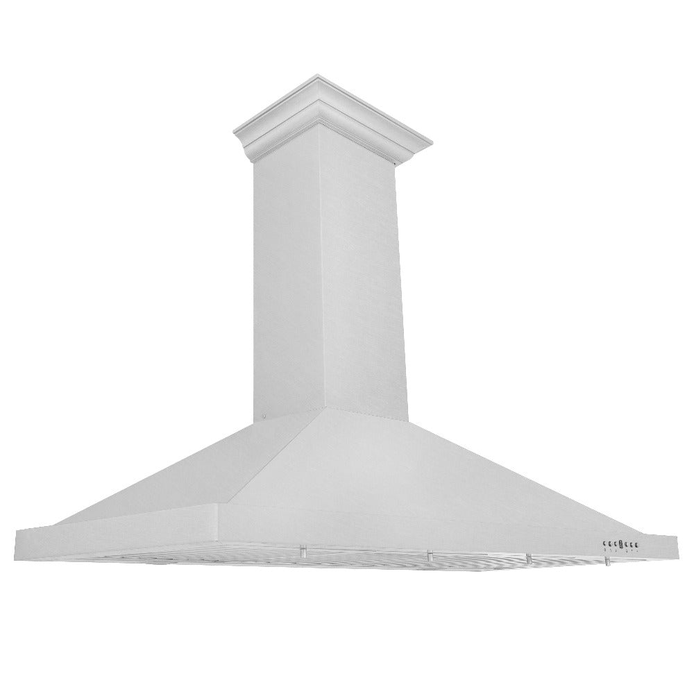 ZLINE 48 in. Designer Series Satin Stainless Steel Convertible Vent Wall Mount Range Hood (8KBS-48)