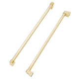 ZLINE Autograph Edition Polished Gold Traditional Handles (Set of 4) for Counter-Depth and Standard-Depth Refrigerators (RFMHZ-36-G)