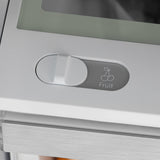 ZLINE Autograph Edition 36 in. 22.5 cu. ft. Counter-Depth French Door Refrigerator with Ice Maker in Fingerprint-Resistant Stainless Steel and Polished Nickel Helix Handles (RFMZ-36-KPN)